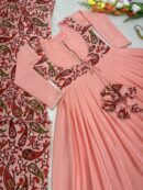 Heavy Pure Chinon Sillk Gown & Dupatta Set