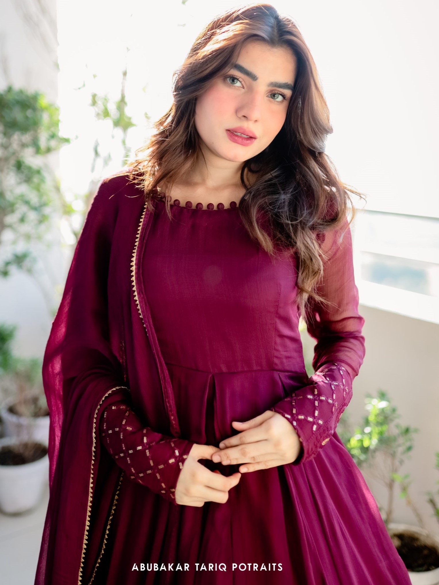 Heavy Faux Georgette Gown & Dupatta Set