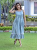 Sky Blue Spaghetti Strap Dress