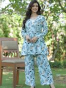 Printed Top And Palazzo Co-ord Set