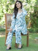 Printed Top And Palazzo Co-ord Set