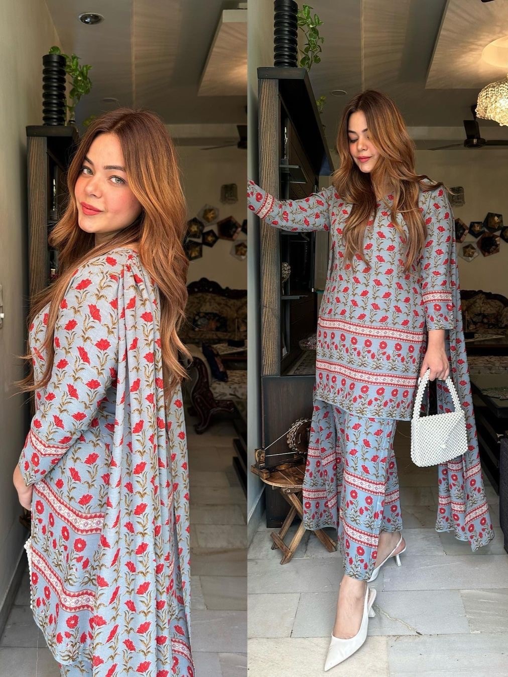 super comfortable suit with attached duppata and plazzo
