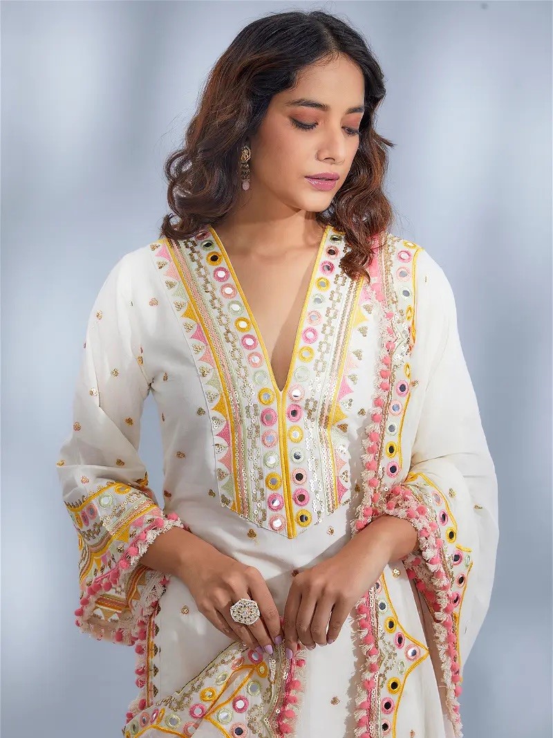 Top - Palazzo & Dupatta Set