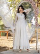 Anarkali Gown - Dupatta And Bottom Set