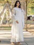 Anarkali Gown - Dupatta And Bottom Set