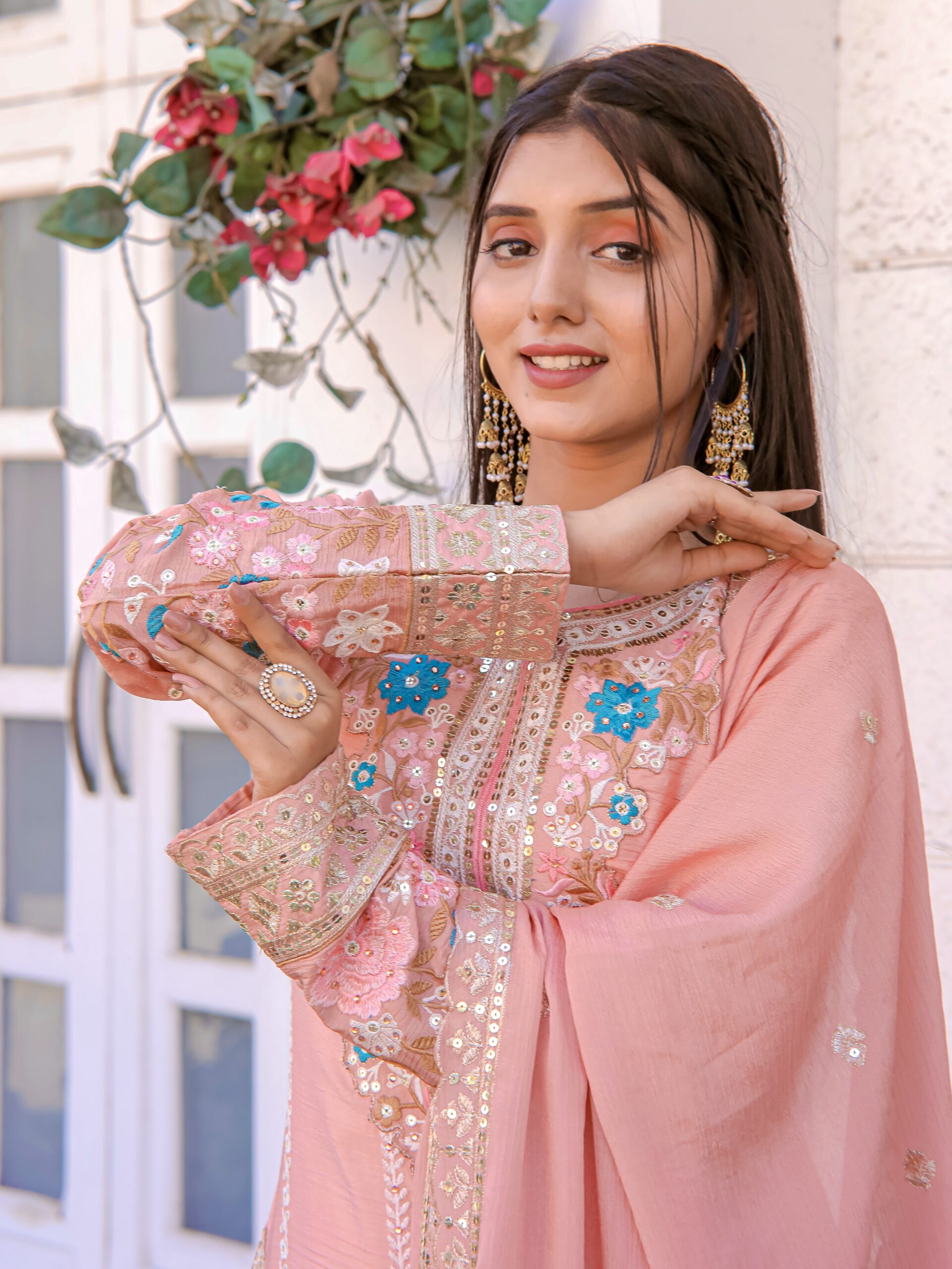 Top Palazzo And Dupatta Set