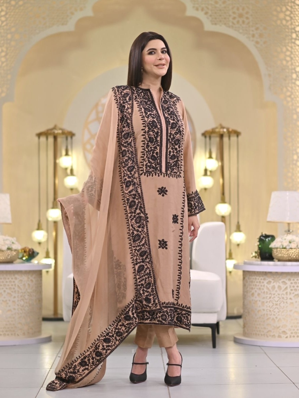 DESIGNER TOP BOTTOM AND DUPATTA SET - Image 8