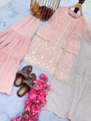 Top Plazzo & Dupatta Set