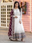 Gown , Dupatta & Bottom Set