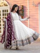 Gown , Dupatta & Bottom Set