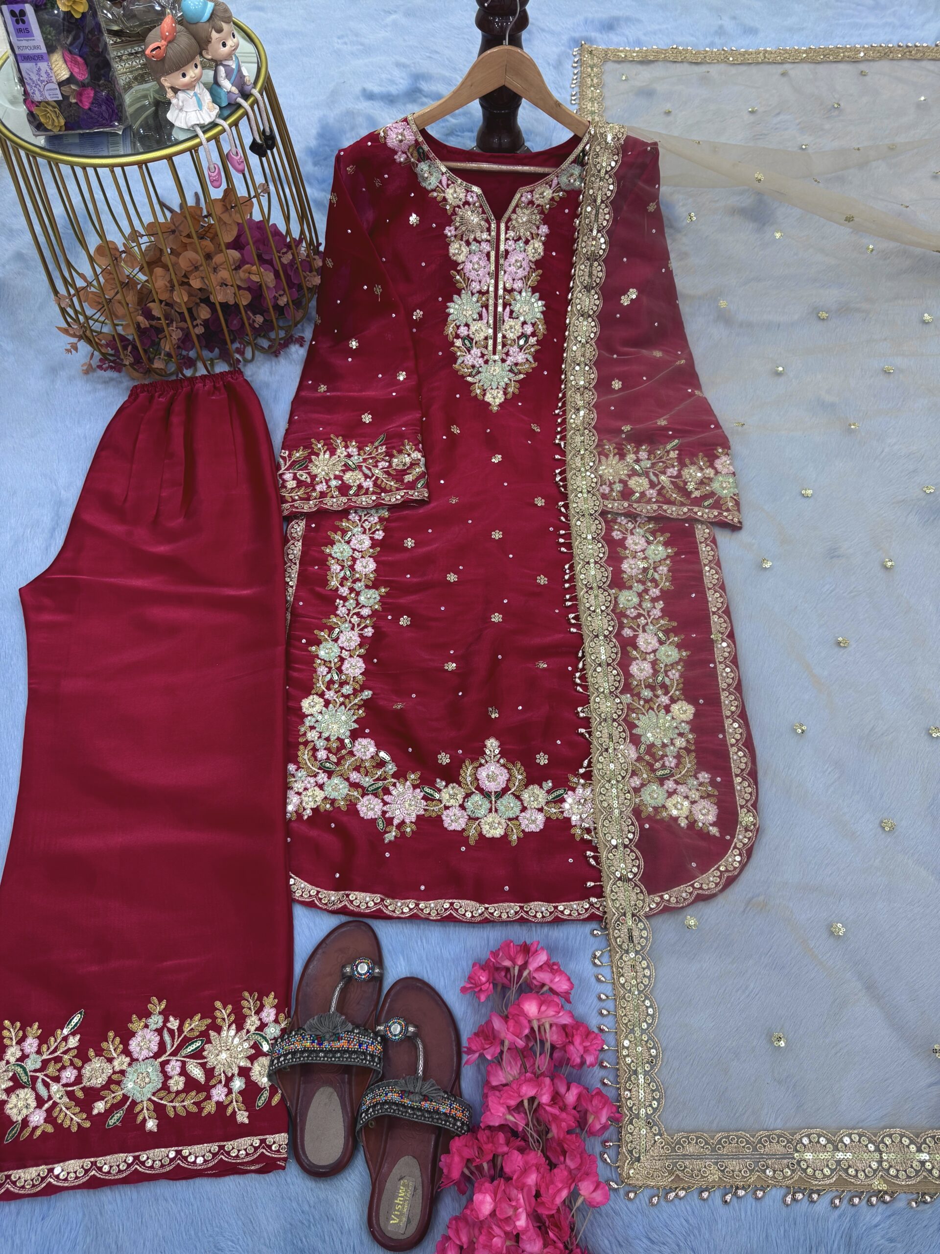 Top Lehenga And Dupatta Set