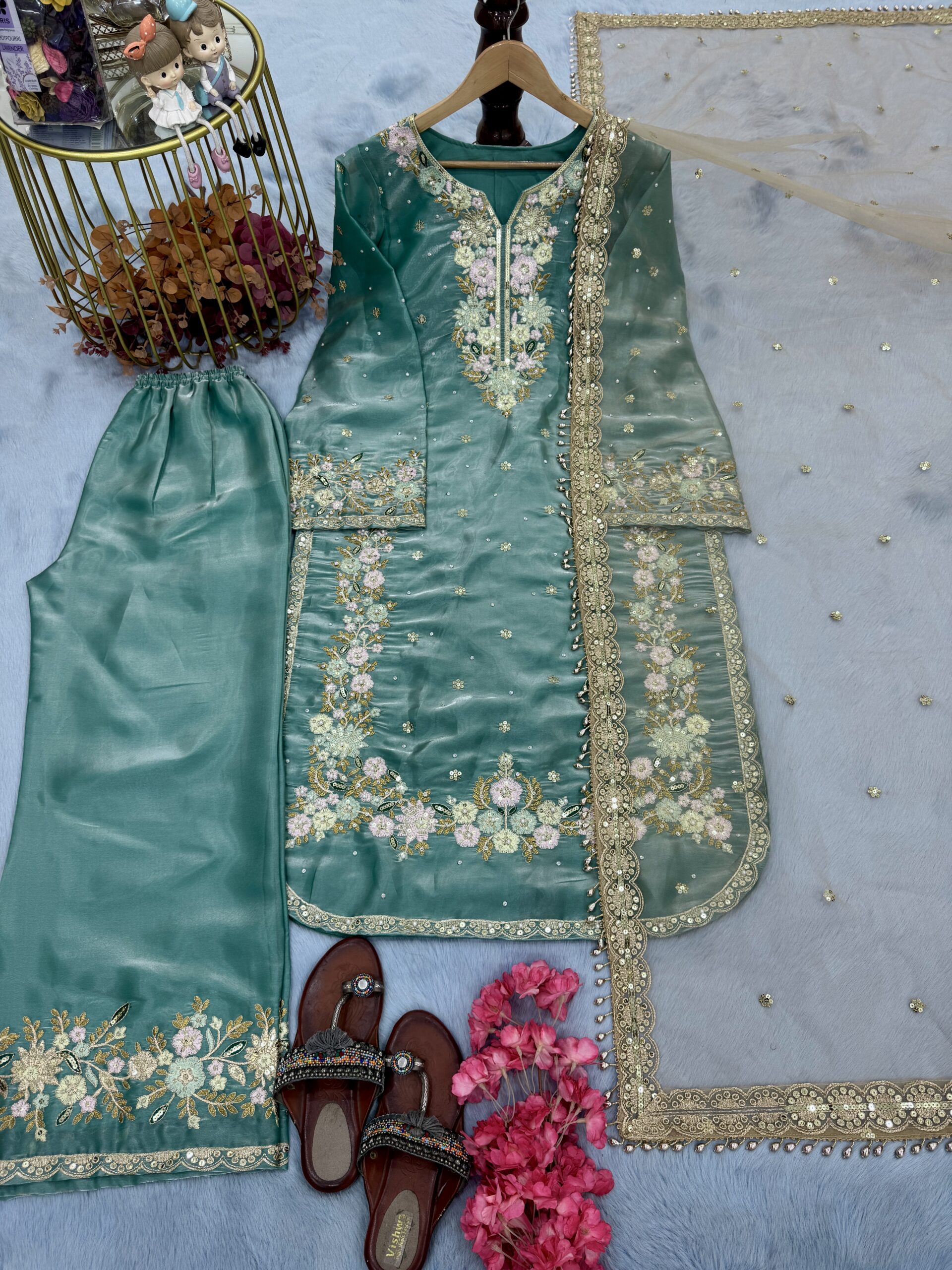 Top Lehenga And Dupatta Set