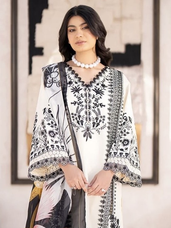 Pure Chinon Silk Top Palazzo And Dupatta Set