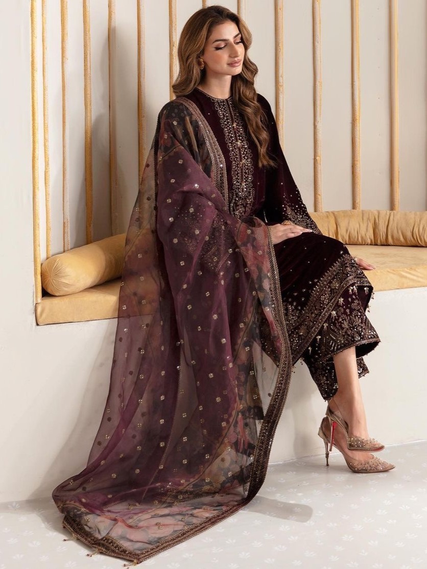Top With Palazzo & Dupatta Set