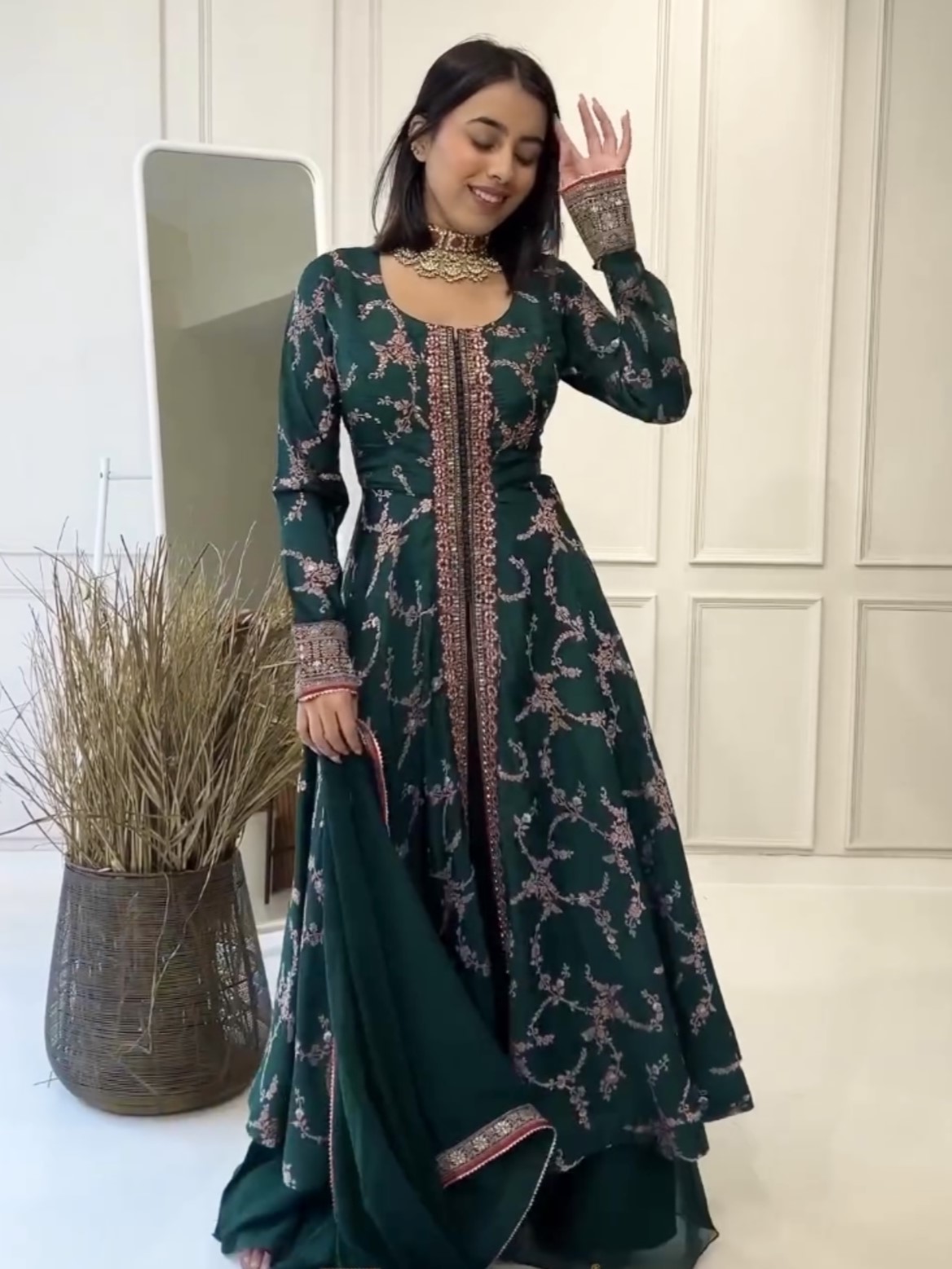 Fancy Gown - Dupatta & Plazzo Set