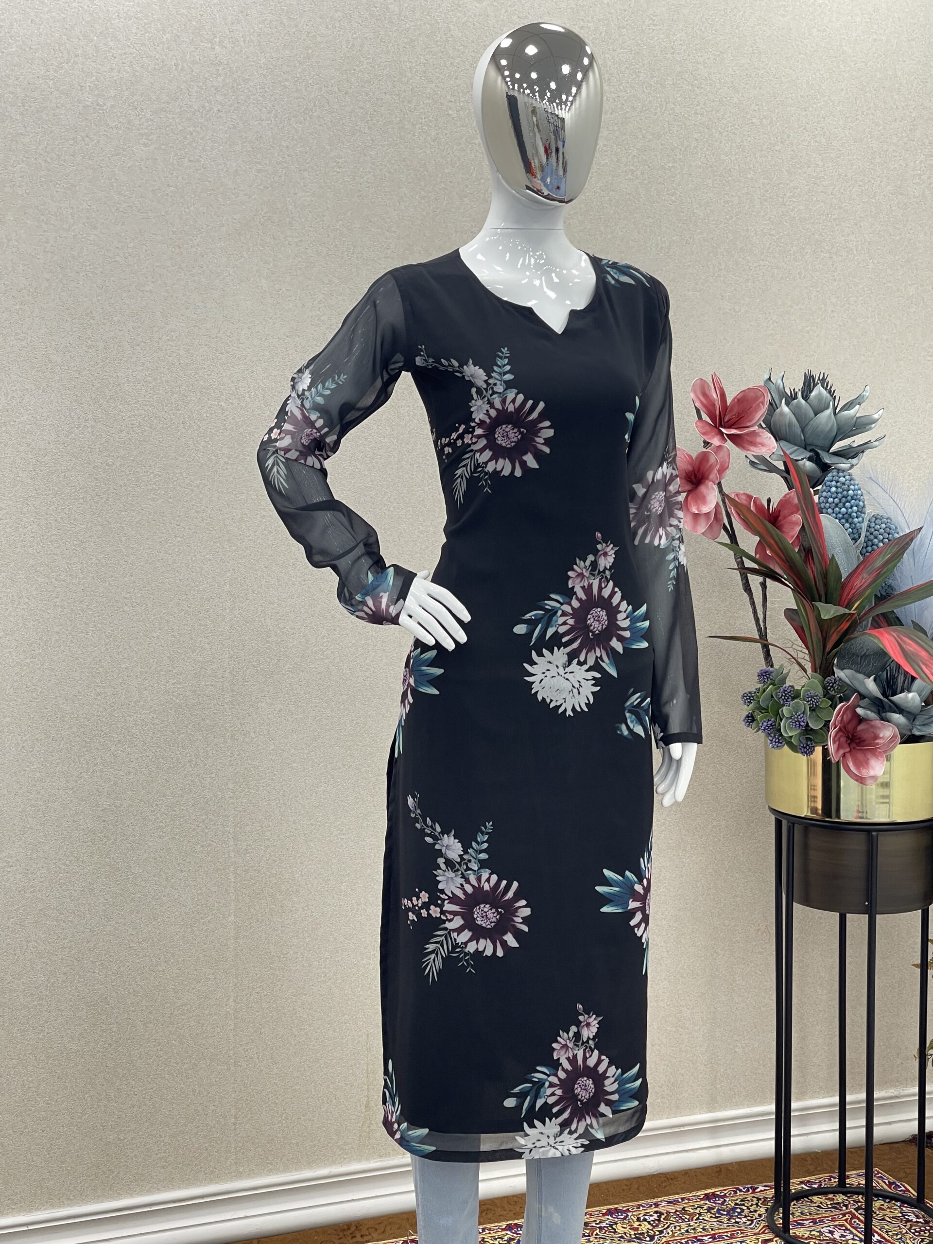 Printed Trendy Straight Kurta’s - Image 4