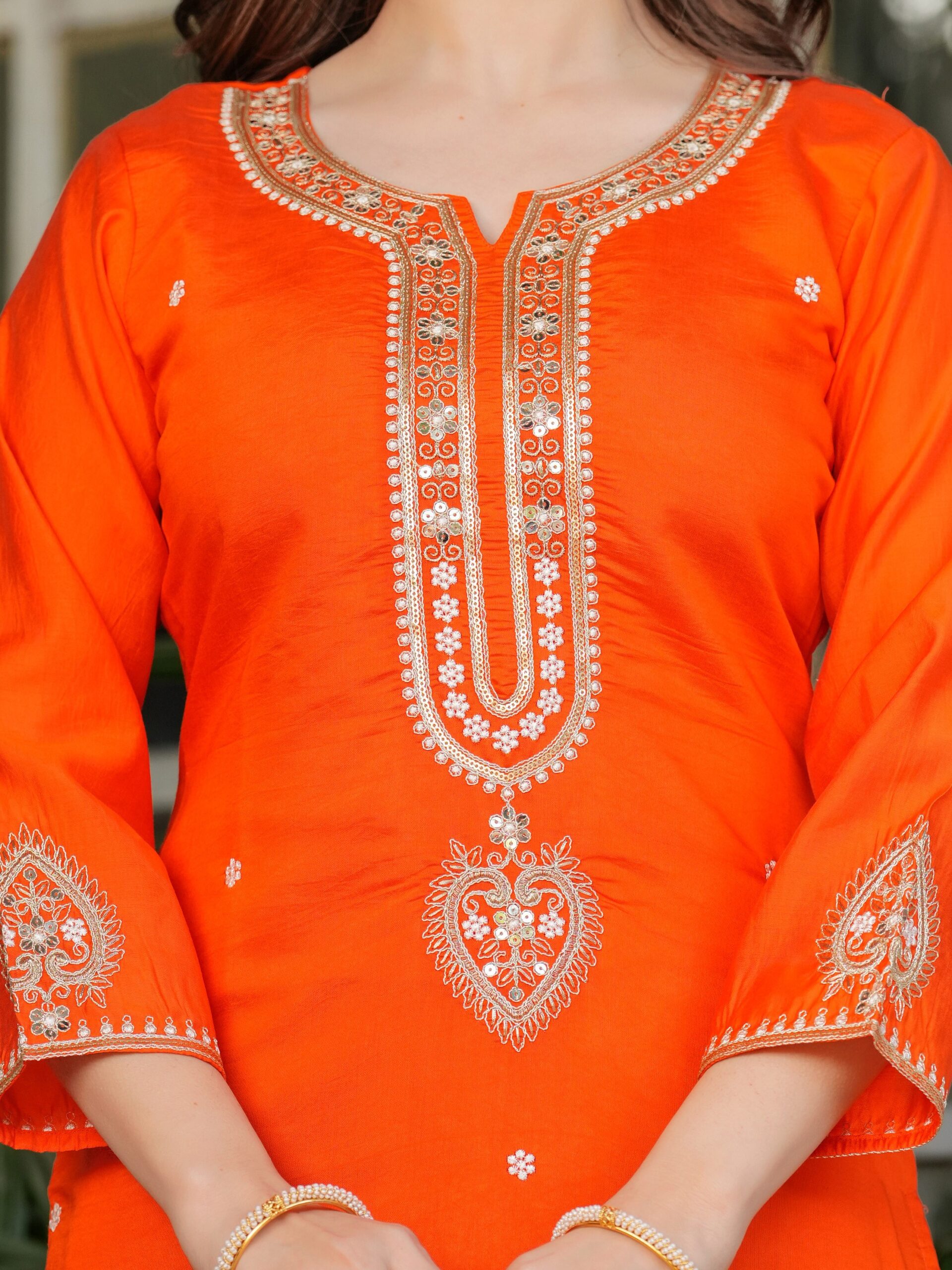 Kurta With Pant And Dupatta - Image 5