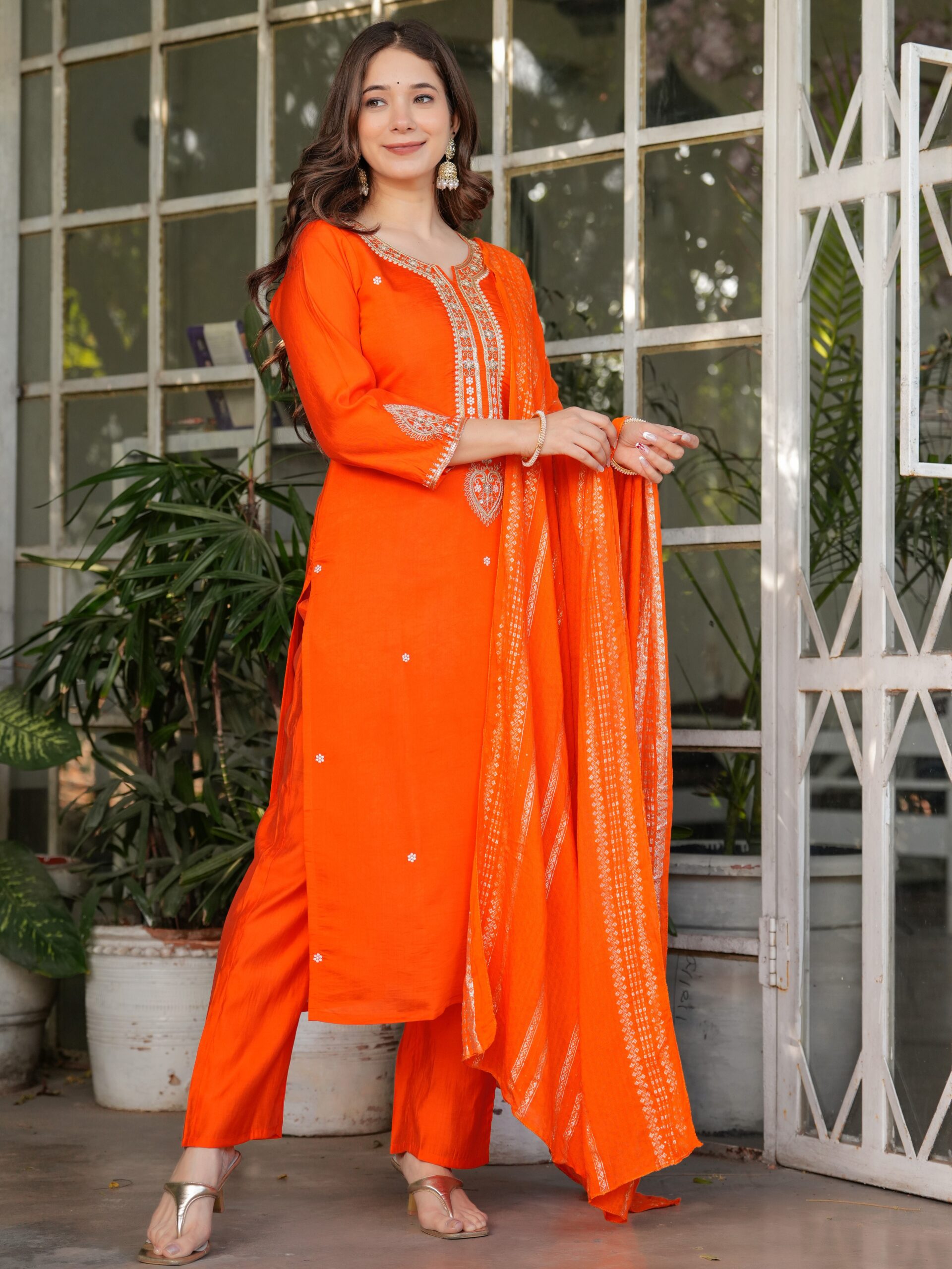 Kurta With Pant And Dupatta - Image 8