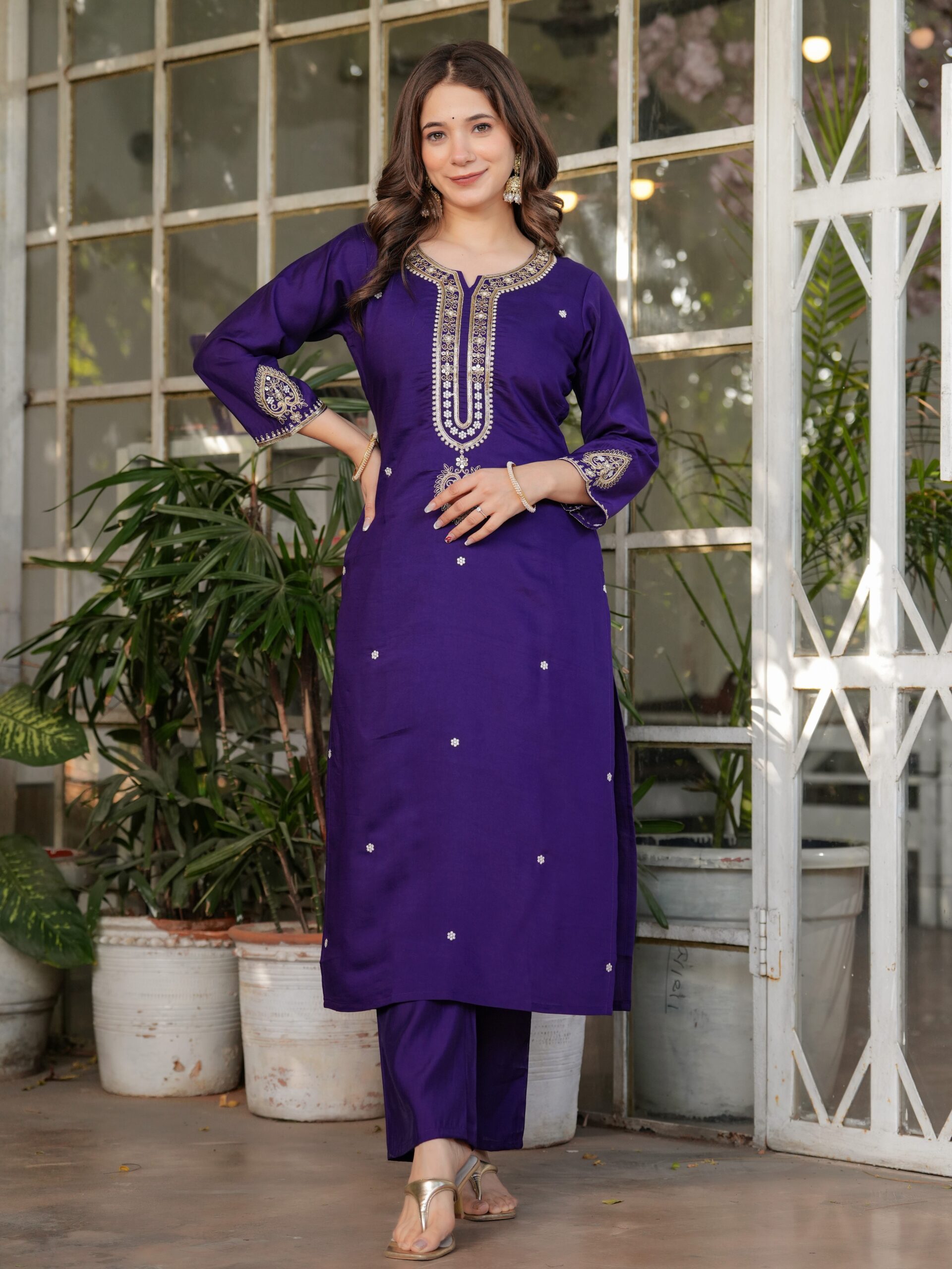 Kurta With Pant And Dupatta - Image 6