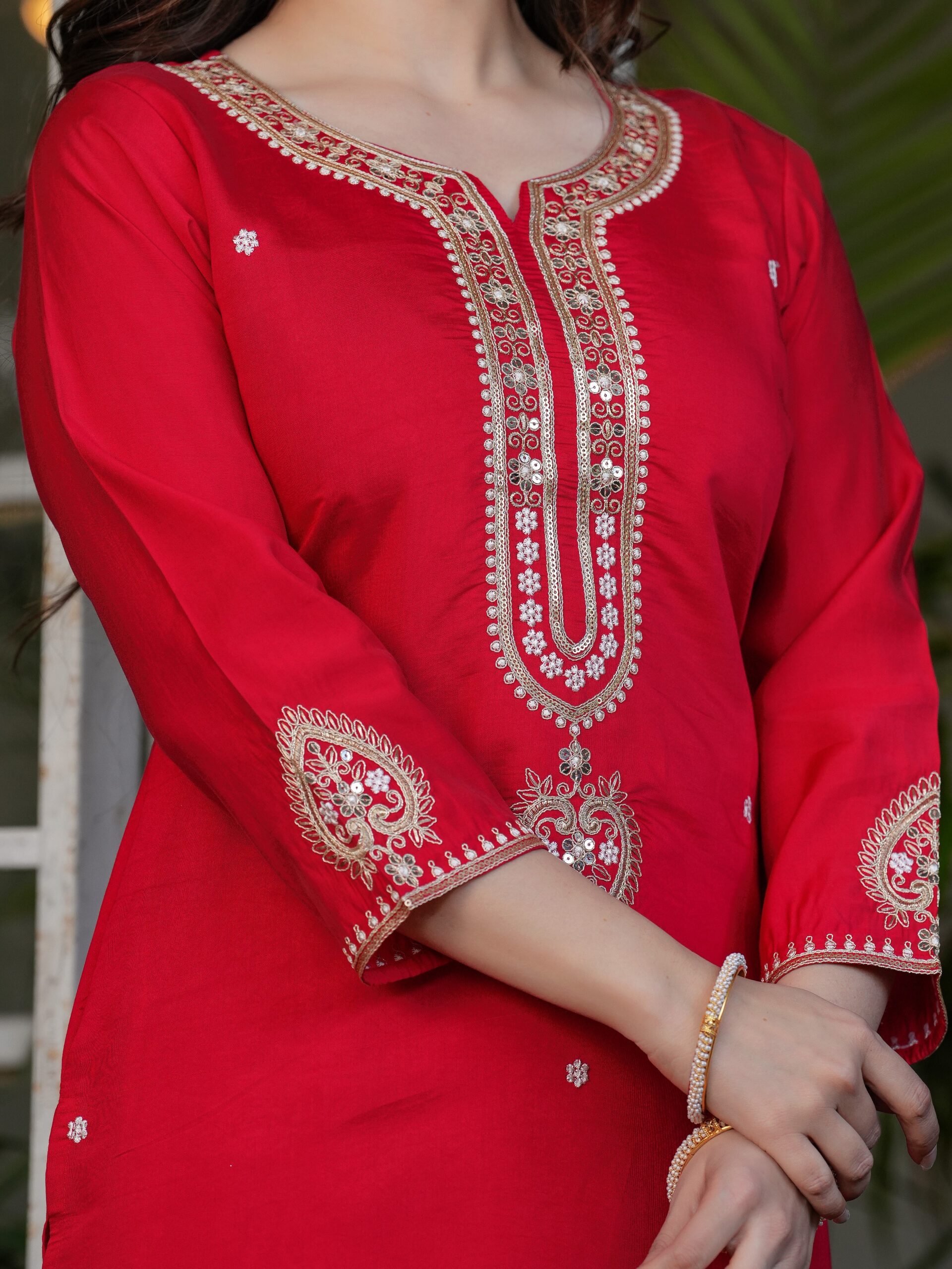 Kurta With Pant And Dupatta - Image 4