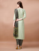 Kurti With Pant And Dupatta Set
