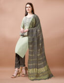 Kurti With Pant And Dupatta Set