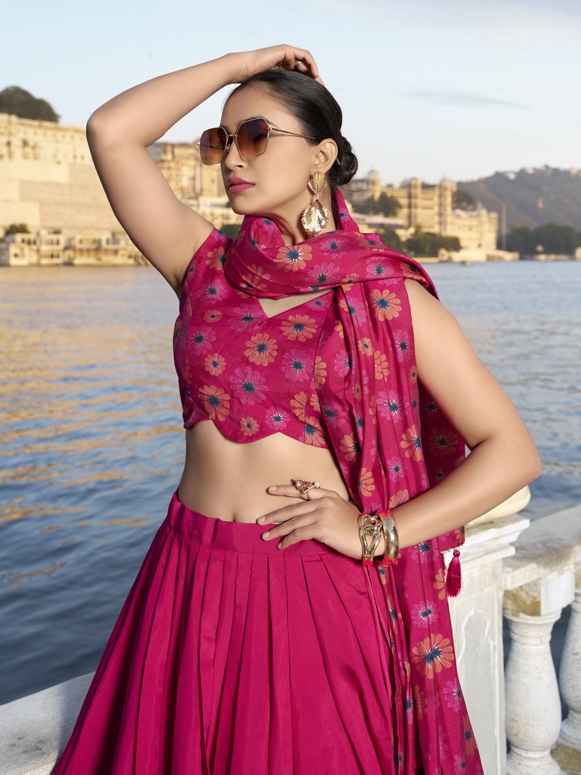 Tusser Silk Lehenga Choli - Image 2