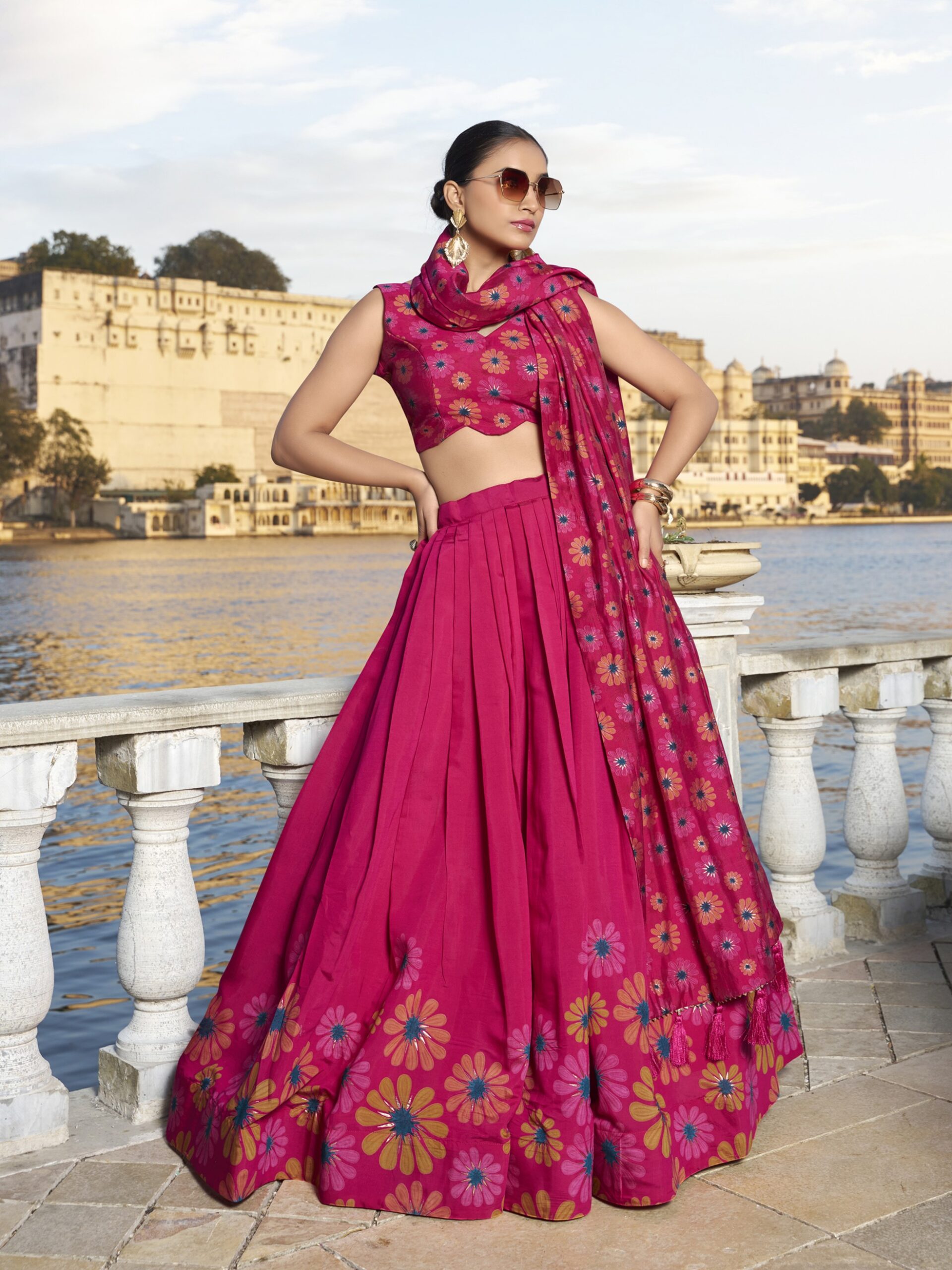 Tusser Silk Lehenga Choli - Image 4