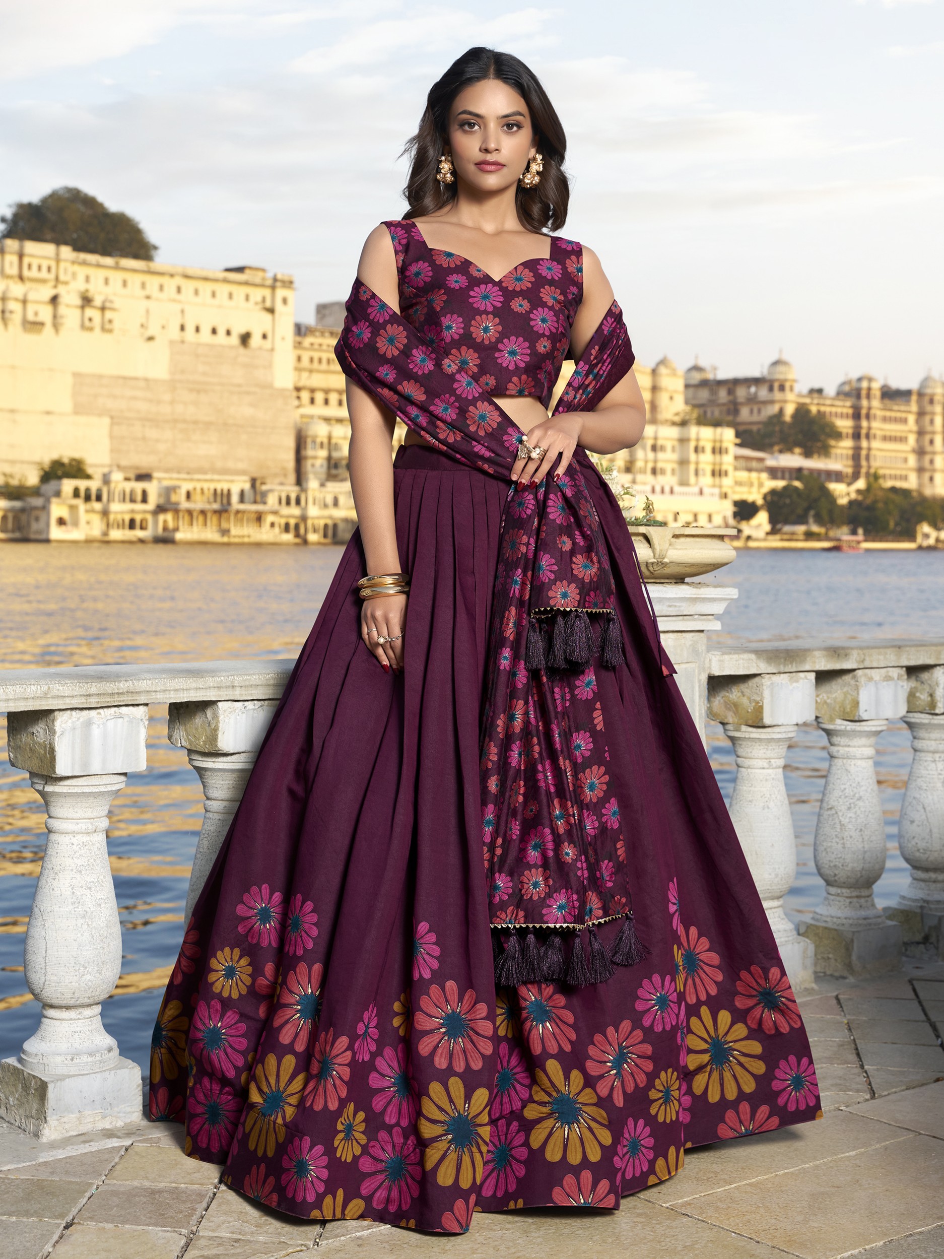 Tusser Silk Lehenga Choli - Image 3
