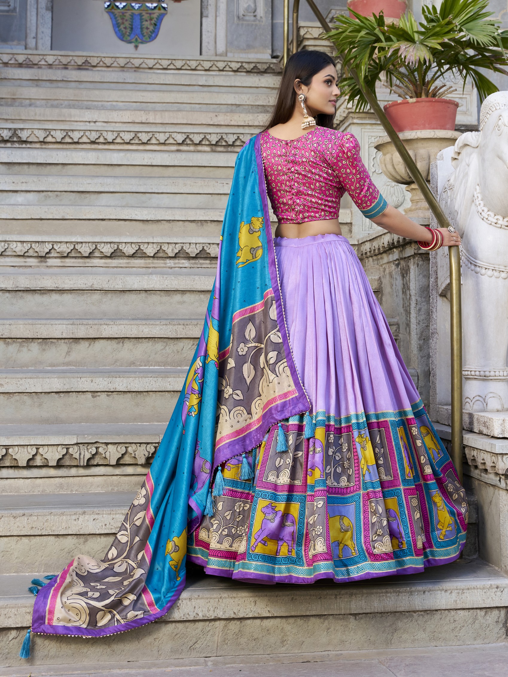 Tusser Silk Lehenga Choli - Image 6