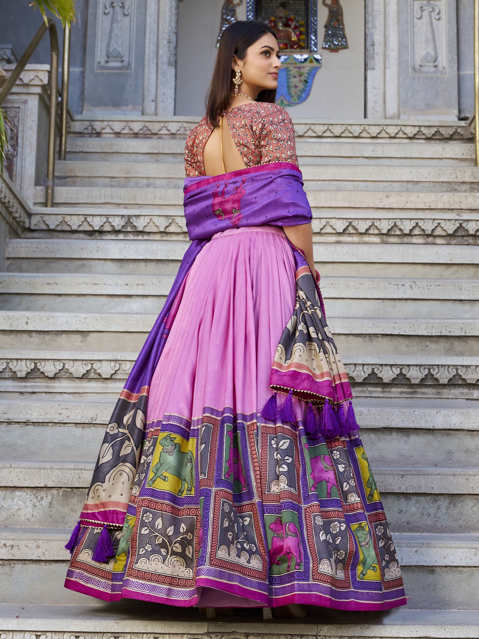 Tusser Silk Lehenga Choli - Image 3