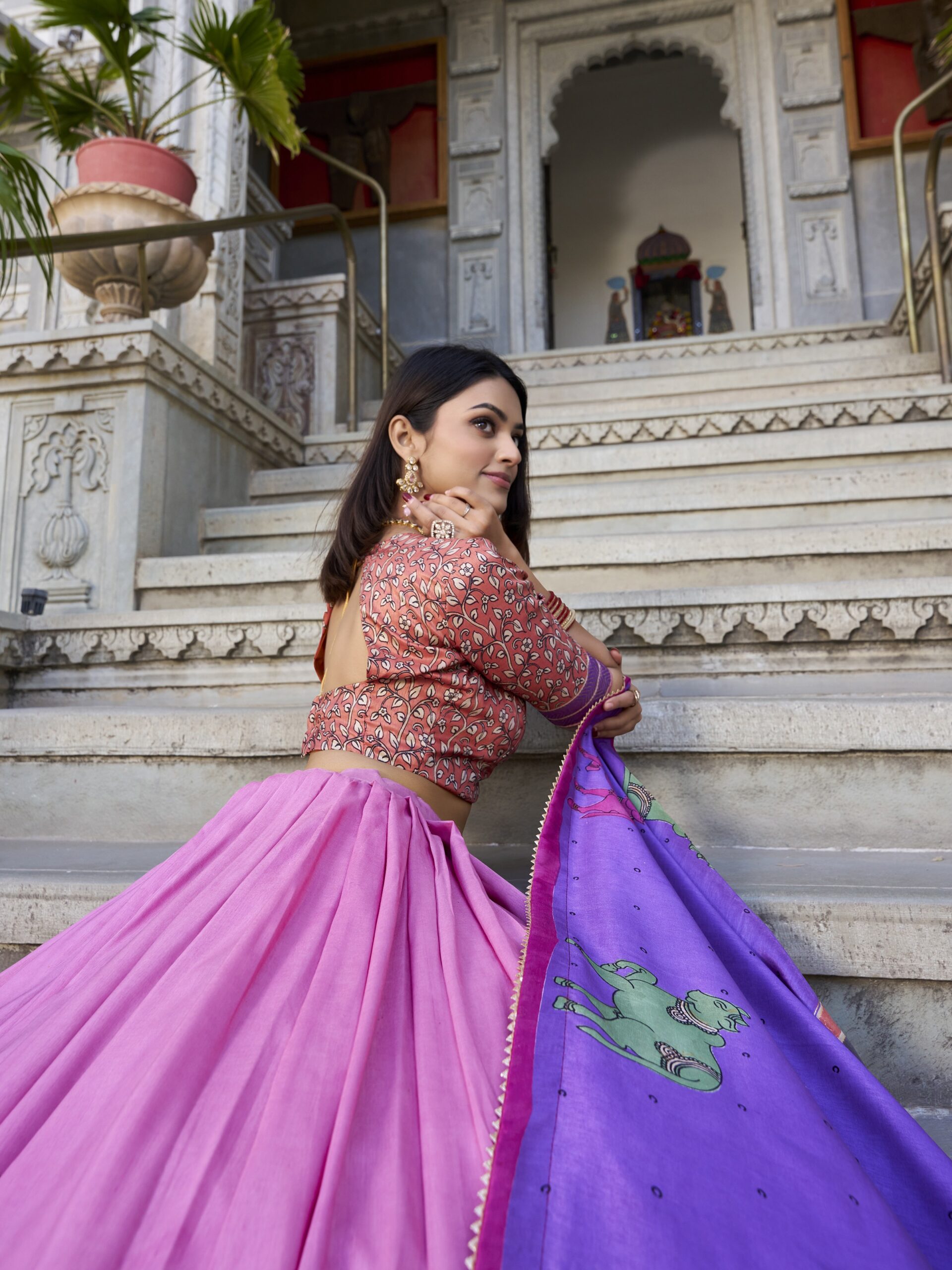 Tusser Silk Lehenga Choli - Image 4