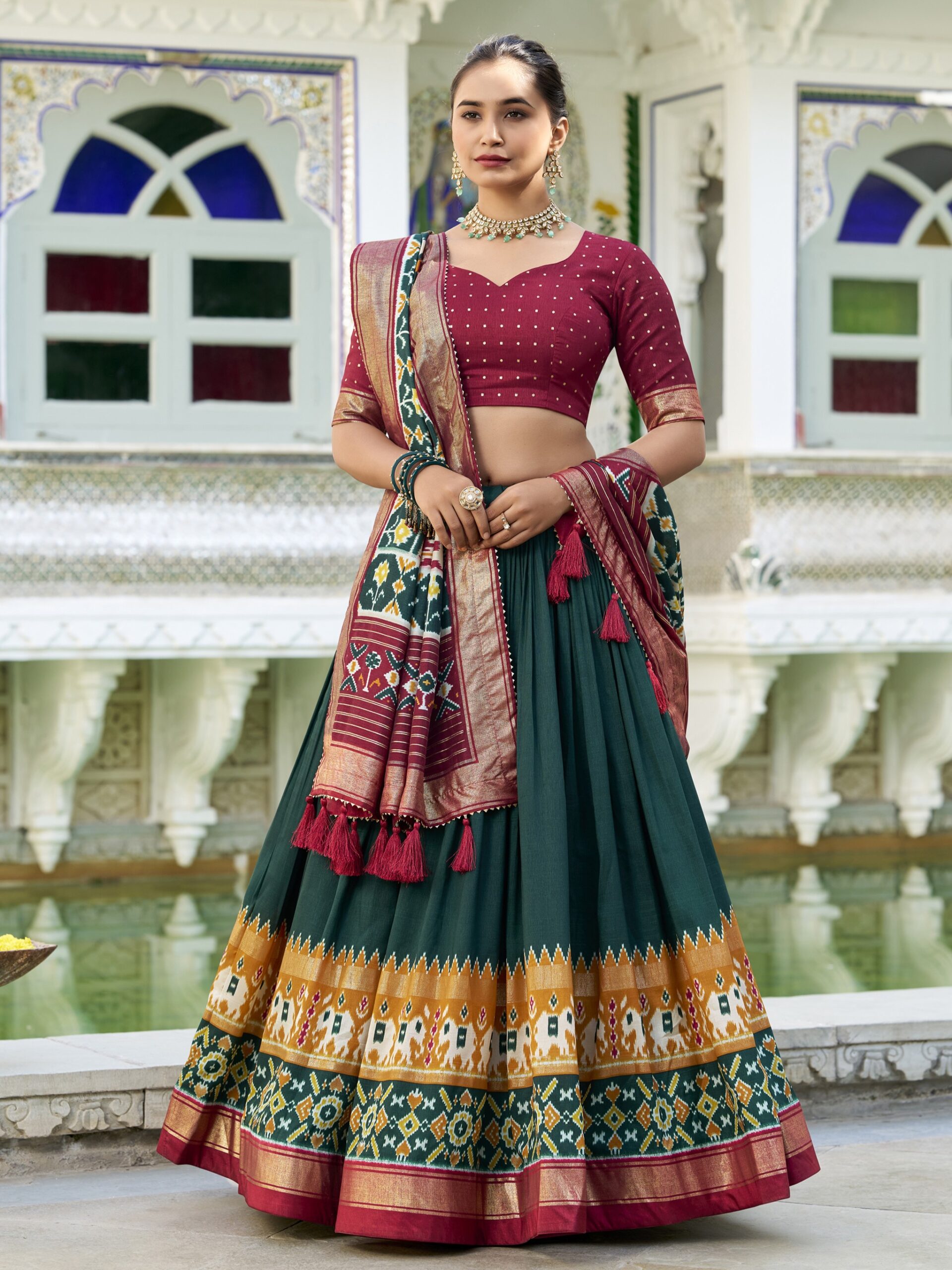 Tusser Silk Lehenga Choli - Image 3