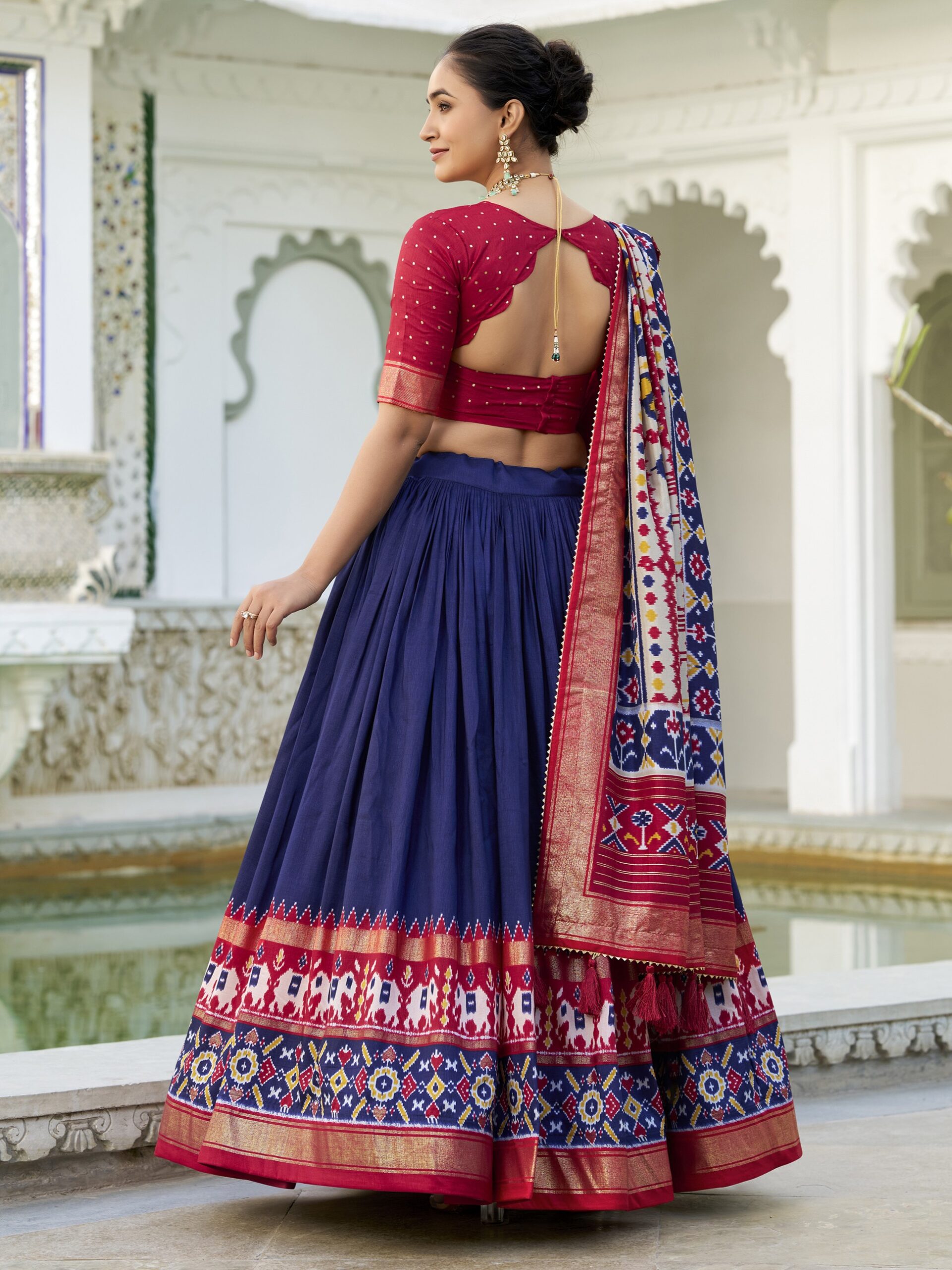 Tusser Silk Lehenga Choli - Image 4