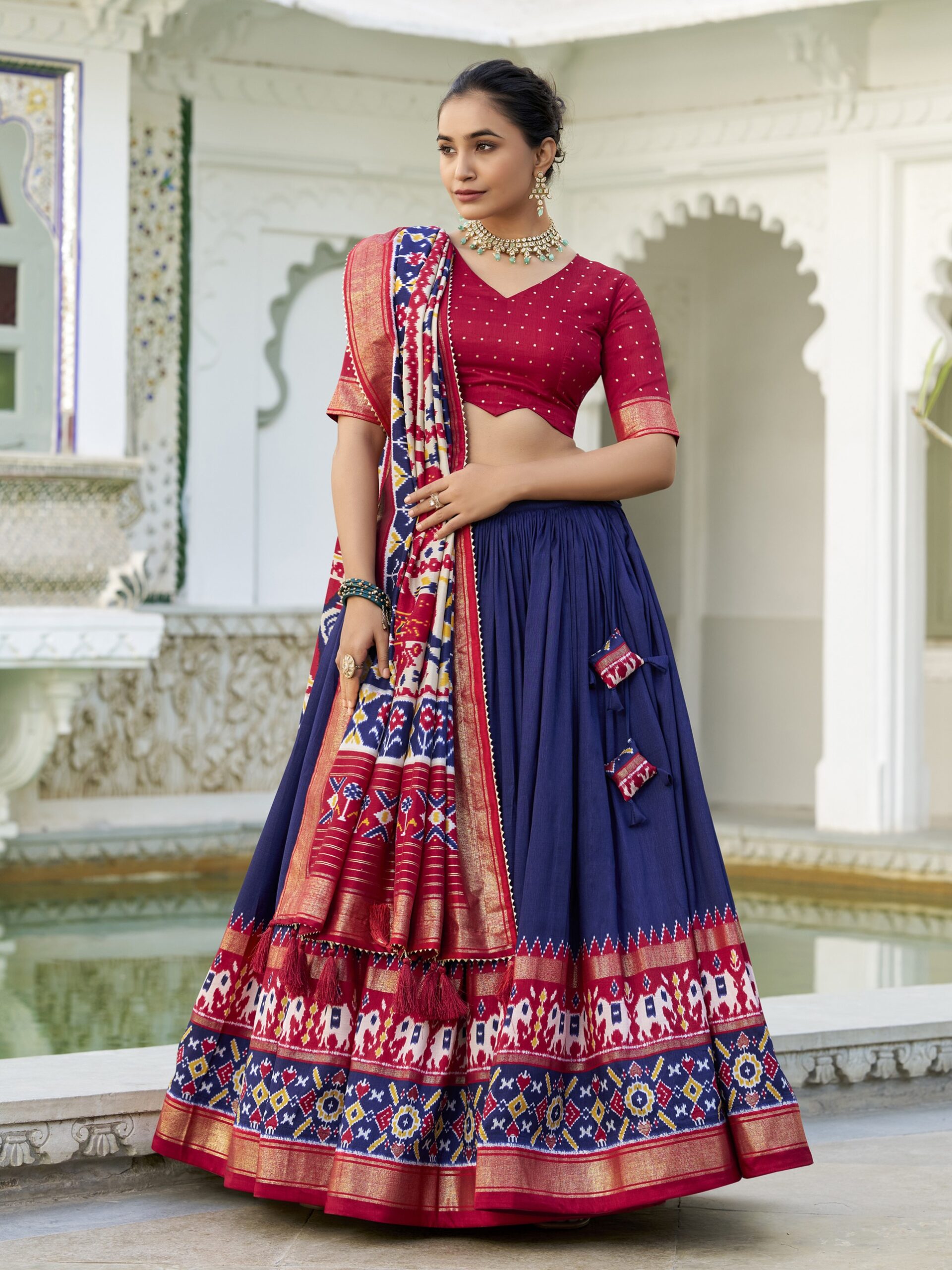 Tusser Silk Lehenga Choli - Image 2