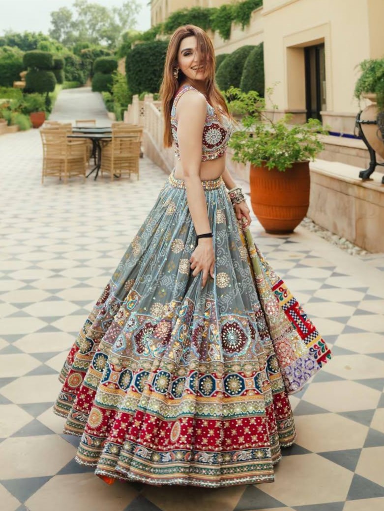 NEW DESIGNER PRINTED LAHENGA CHOLI - Image 3