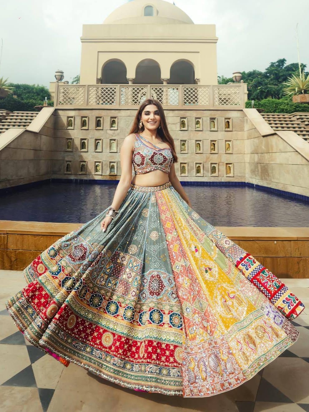 NEW DESIGNER PRINTED LAHENGA CHOLI - Image 5