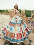 NEW DESIGNER PRINTED LAHENGA CHOLI