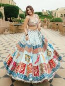 NEW DESIGNER PRINTED LAHENGA CHOLI