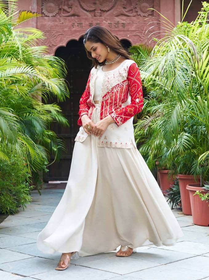 koti & Palazzo With choli - Image 4