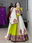 Traditional Gamthi Work Lehenga Choli