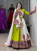 Traditional Gamthi Work Lehenga Choli